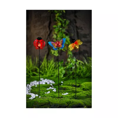 Solar Stake Light Butterfly/Ladybug/Bee