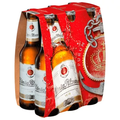 König Pilsener 6x0,33l