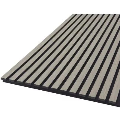 FibroTech, Akustikpanel, Quanti, grå eg, 18x520x2440 mm