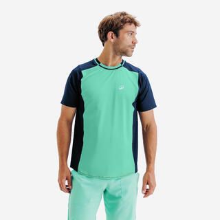 KUIKMA T-shirt tennis uomo DRY verde-blu