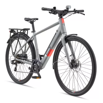 TELEFUNKEN UH200 E-Urban-Bike 28" aluminiumgrau