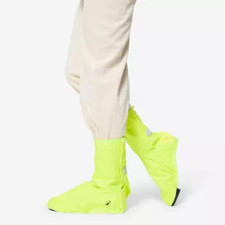BTWIN Copriscarpe impermeabili ciclismo 920 giallo fluo