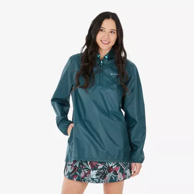 Wanderjacke Regenjacke Raincut 1/2 Zip winddicht wasserabweisend
