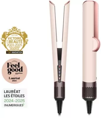 Lisseur séchant DYSON Airstrait Rose Céramique