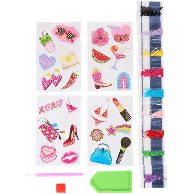 Samolepky s diamantovou mozaikou