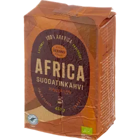 Herkku Luomu Africa Suodatinkahvi 450 g vaalea paahto