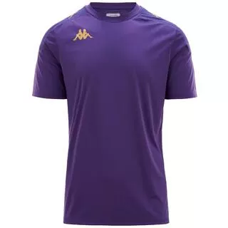 KAPPA t-shirt da uomo in poliestere viola da fitness