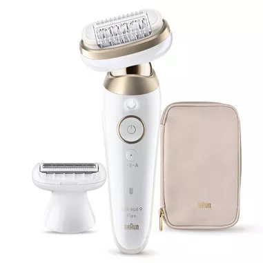 Braun Silk·épil 9 Flex 9-030 3D 40 pinzette Bianco...