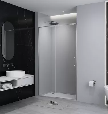 MAMPARA DE DUCHA FRONTAL TEKA INCA SLIM 130CM CROMO