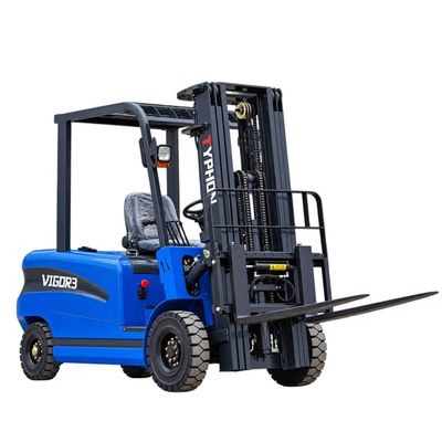 TYPHON Vigor 3.0 Blue Electric Forklift 3 Ton Lifter Lift Truck Jitney Hi-Lo