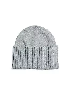 Mocca Ribbed-Cuff Toque