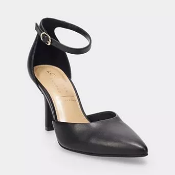 LC Lauren Conrad Enzya Women's Ankle Strap Dress Pumps