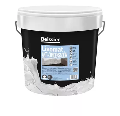 PINTURA INTERIOR LISOMAT ANTICONDENSACIÓN 15L BLANCO