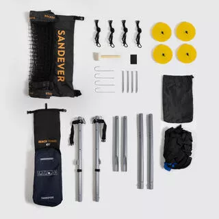 SANDEVER Kit beach tennis BTK 500 R pali e rete