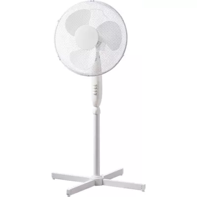 Gulvventilator, hvid, 45 W