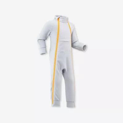 WEDZE Schneeanzug Fleece-Anzug Baby - Midwarm grau