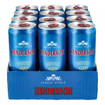 Henderson Gin Tonic 10,0 % vol 0,33 Liter Dose, 12er Pack