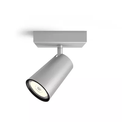 FOCO 1 LUZ PAISLEY GU10 ALUMINIO
