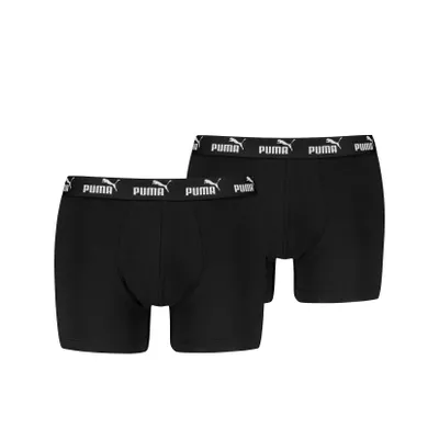 Puma Retro Short 2er Pack, schwarz, Gr. XXL