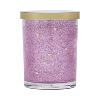 Sonoma Goods For Life® Blue Citron Valentine's Day 8.5-oz. Glitter Heart Glass Candle Jar