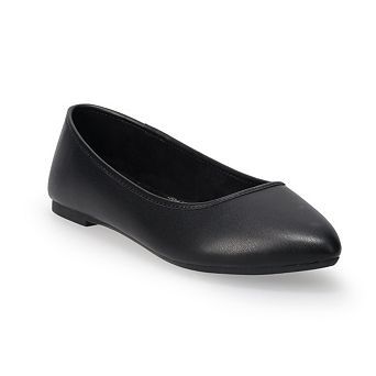 SO® Neema Women's Pointed Toe Ballet Flat