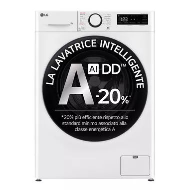 LG F4R3013NSWB Lavatrice 13kg AI DD, Classe A-20%,...