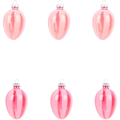 Skleněné velikonoční ozdoby