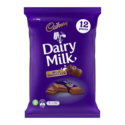 Cadbury Dairy Milk Sharepack 12pk 144g