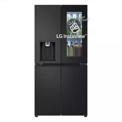 LG - Frigorifero 4 porte GMG860EPBE Classe E 508L-Black