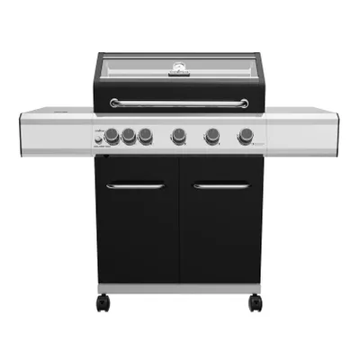 Grillfürst G510E 5-Brenner Gasgrill mit Hochtemperaturbrenner und Edelstahl Rosten