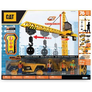 CAT Workforce Power Crane Remote Control Playset