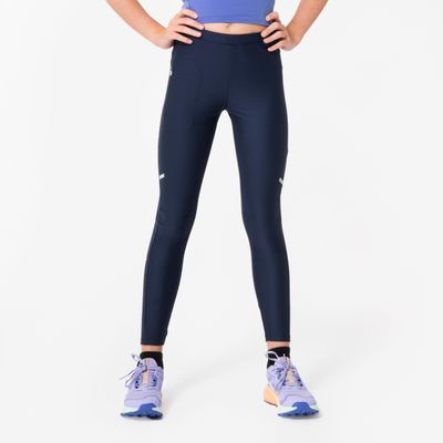 KIPRUN Dětské legíny na atletiku Kiprun Dry modré