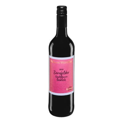 Villa am Weinberg Dornfelder Qualitätwein lieblich 10,5 % vol 0,75 Liter - Inhalt: 12 Flaschen