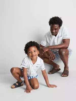 1,5-7 años | Camisa con peces bordados