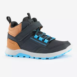 QUECHUA Scarpe montagna bambino NH500 MID strap grigie | dal 28 al 34
