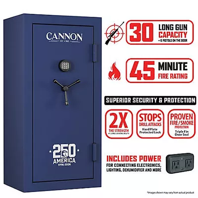 New!  Cannon 34-Gun 45 min. Fire Resistant Safe