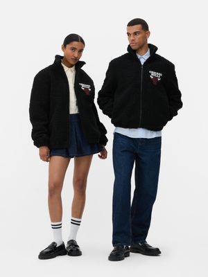 Forro polar con cremallera de los Chicago Bulls, NBA