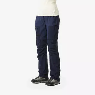 SIMOND Pantaloni modulabili trekking donna MT500 blu