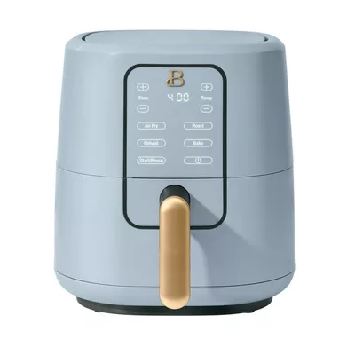 Beautiful 3 Qt Air Fryer with TurboCrisp Technology, White Icing by Drew Barrymore