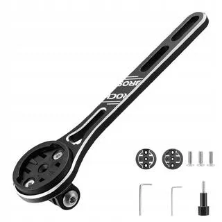 ROCKBROS Supporto per bicicletta Rockbros per Garmin e GoPro, per manubri in carbonio