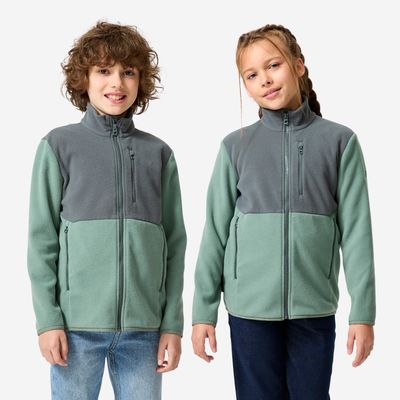 QUECHUA Dětská turistická fleecová bunda MH 500 7–15 let