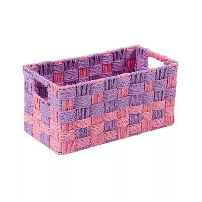 Checkers Paper Rope Basket Assorted