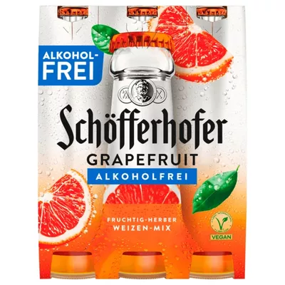 Schöfferhofer Grapefruit alkoholfrei 6x0,33l