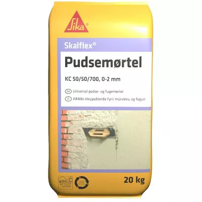 Skalflex, Pudsemørtel, 20 kg, grå