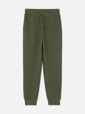 Joggers con textura de nido de abeja