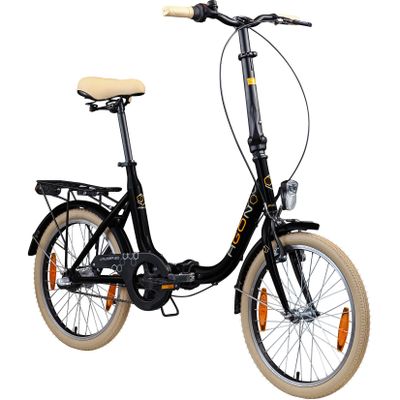 Agon Cruiser 20 Zoll Klapprad für Damen und Herren 150 - 185 cm Klappfahrrad Faltrad StVZO Faltfahrrad Erwachsene tiefer Einstieg