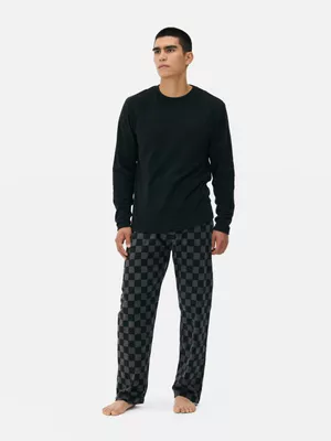 Pijama largo a cuadros