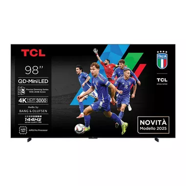 TCL Serie Smart TV QD-MiniLED 4K 98" 98C7K, 144Hz,...