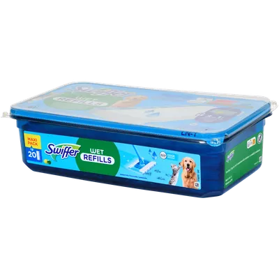 Vlhčené utěrky na podlahu – náhradní balení Swiffer