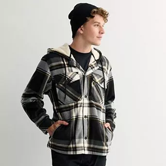 Men's Trinity Coast Hooded Polar Fleece Shacket